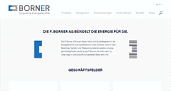 Desktop Screenshot of borner.ch