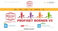 Desktop Screenshot of borner.ro